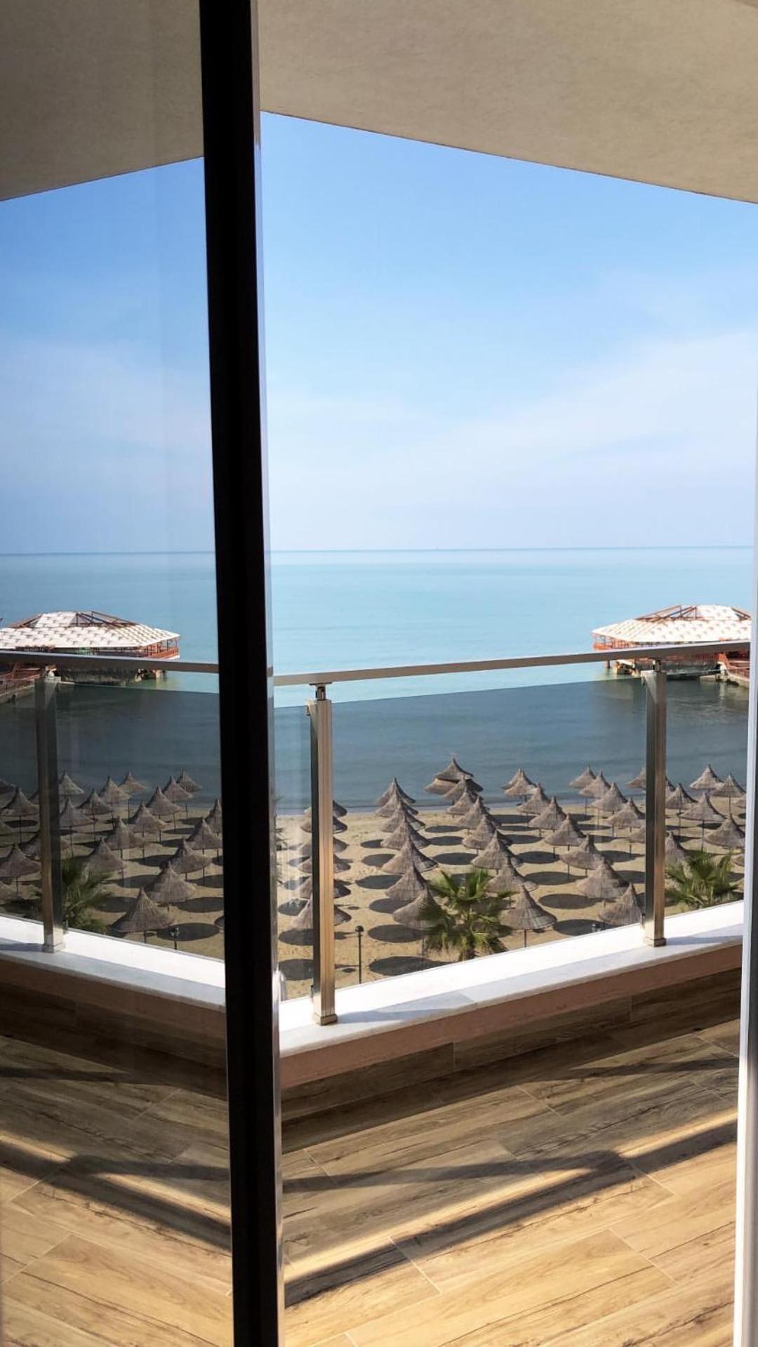 Klajdi Resort & Spa โกเลม ห้อง รูปภาพ View of the beach from the hotel
